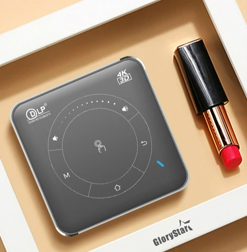 

GloryStar Android 9,0 поддержка 4K мини-проектор 3D HD портативный Micro WIFI Bluetooth DLP мобильный светодиодный проектор с батареей P11