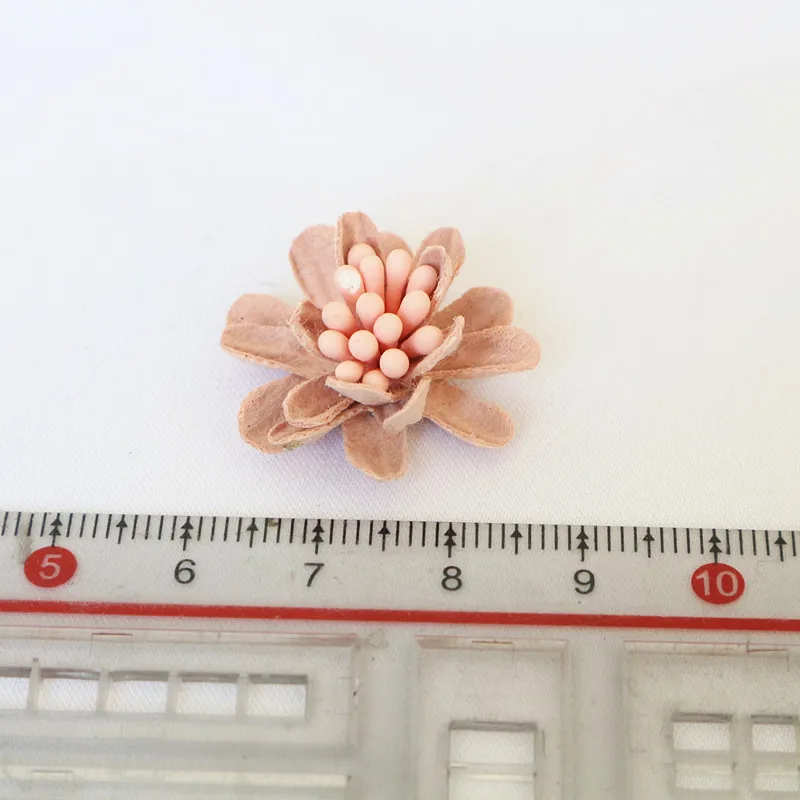 10 teile/satz mischen Stoff Blumen Simulation Blumen kopf Dekoration Blumen für DIY Zubehör – Detail 15