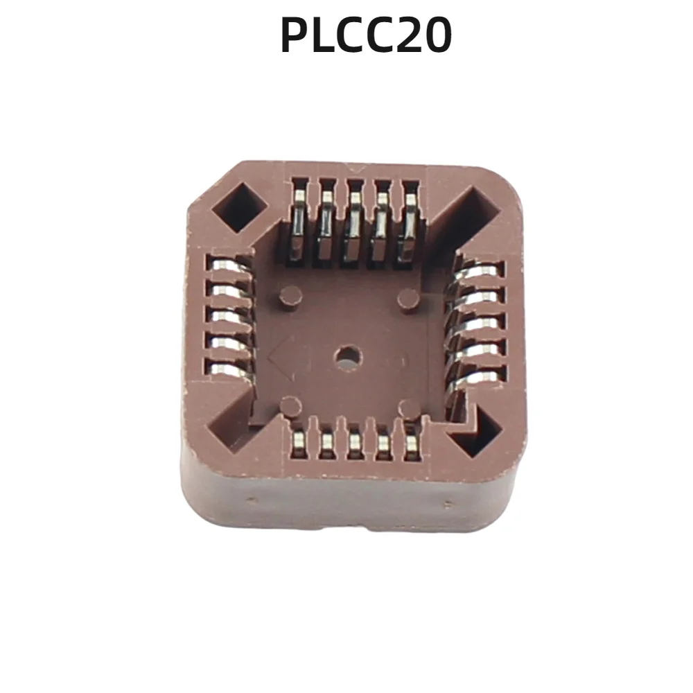 Connecteur DIP IC PLCC 20P 28P 32P 44P 52P 84P, 5 pièces, PLCC20 PLCC28 PLCC32 PLCC44 PLCC52 PLCC84 
