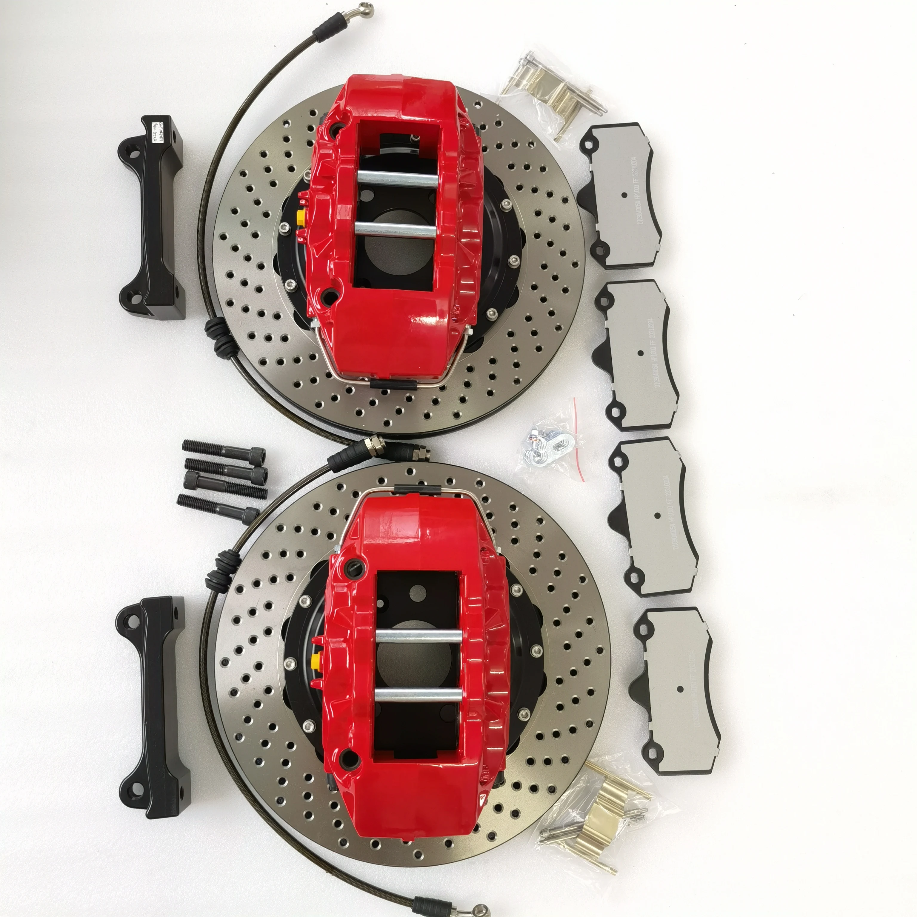 high performance racing 6 piston brake calipers big brake kit for vw golf mk2 mk5 mk6 mk7 gti R