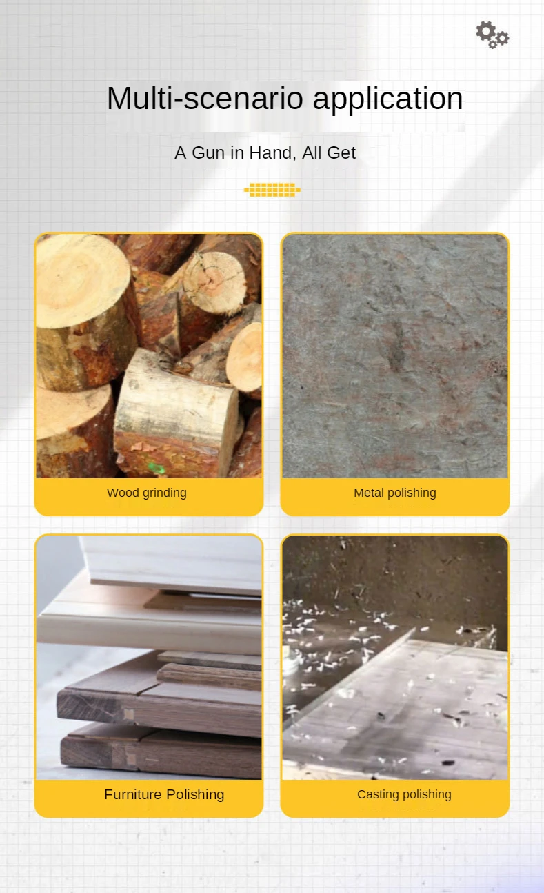 Sandpaper machine sandpaper machine household small hand air mill Angle mill automobile polishing and waxing machine