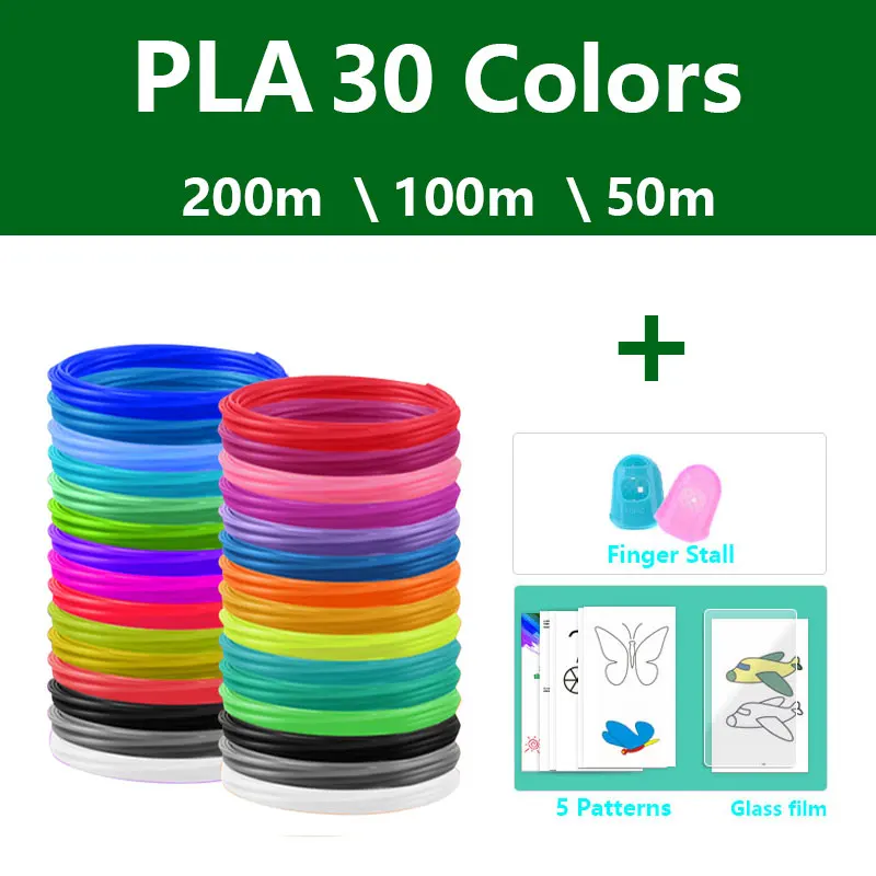 

3D Pen Filament 1.75mm PLA , Printing Filament, Printing Thread, With Patterns And Copy Board ,KIDS GIFT