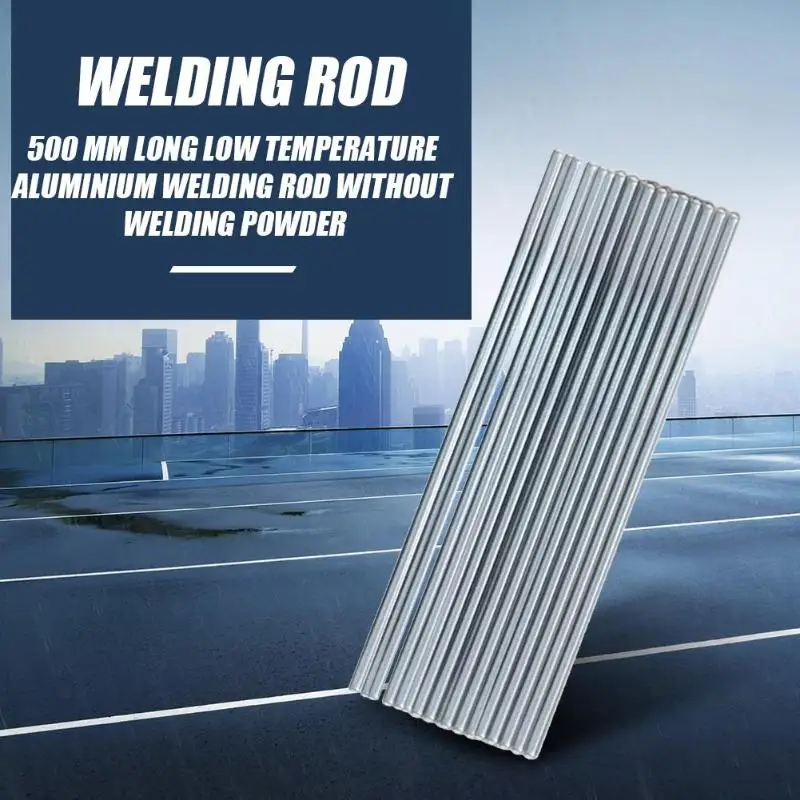 JUSTINLAU 330mm Aluminum Welding Electrodes Flux Cored Low Temperature Brazing Wire Air Condition Aluminum Repairing