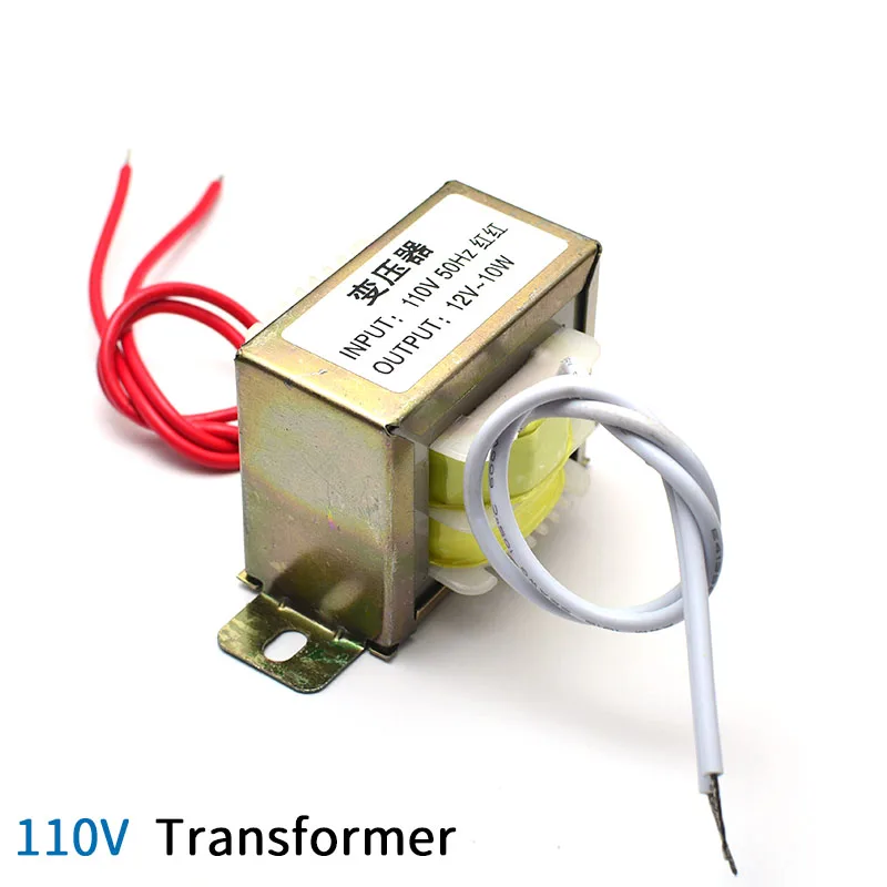 UNISIAN 10W AC12V EI Transformer input AC 110V 220V Output Single AC12V Power supply Transformer For Preamplifier