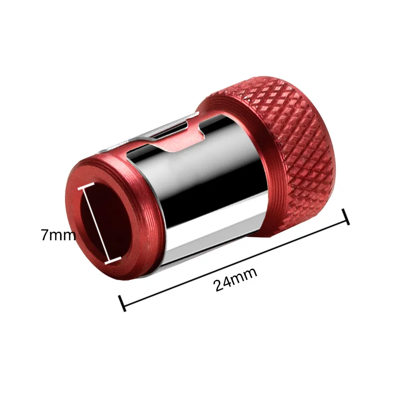Anello magnetico universale 1/4 "anello magnetico con punta per cacciavite in metallo per anello potente con magnete anticorrosione con gambo da 6.35mm