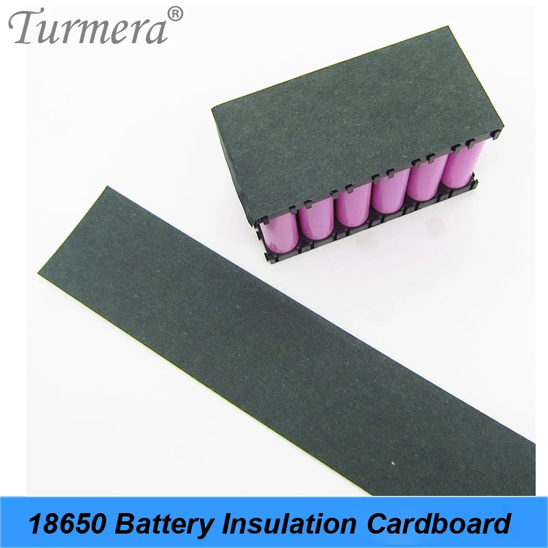 Turmera 1M 65mm 120mm 180mm 330mm 18650 Battery Insulation Cardboard with Adhesive for 21700 26550 32650 32700 Lifepo4 Battery J