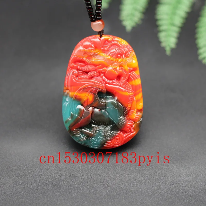 

Chinese Natural Color Jade Fly Dragon Pendant Necklace Hand-Carved Charm Jewelry Accessories Fashion Amulet for Men Women Gifts