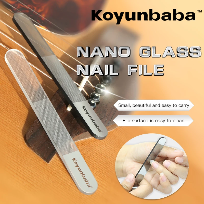 Koyunbaba K-N-GNF Nano Glass Nail File for Polishing Nail of String Players