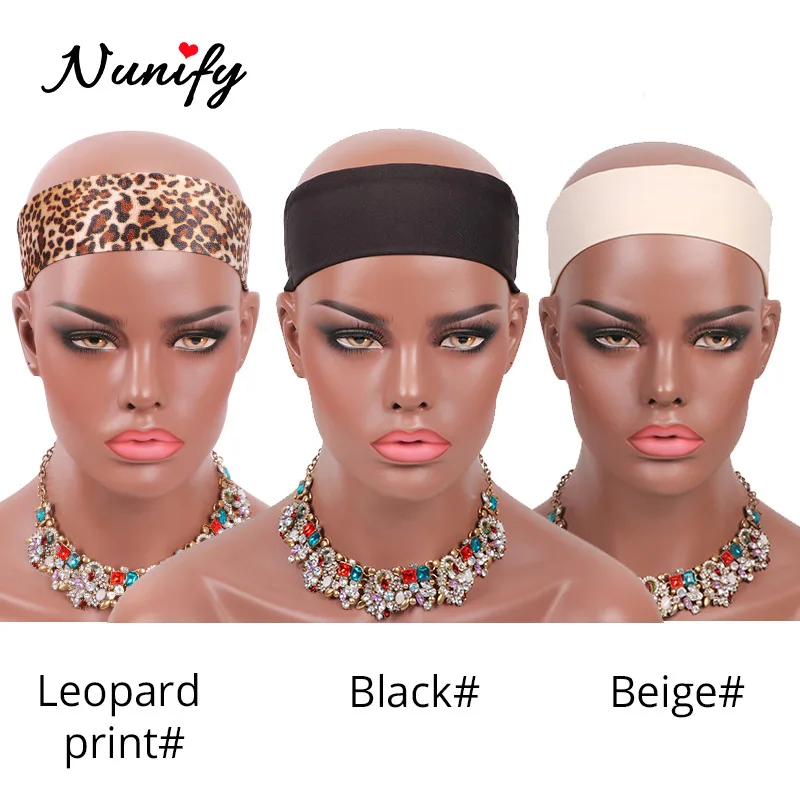 Nunify Wholesale 6Pcs/Lot Wig Grip Headband Adjustable Comfort Head Hair Band For Women Sport Sweatproof Non Slip Wig Grip