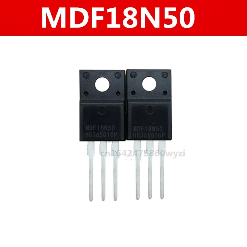 Original 5 piezas/MDF18N50 TO-220F 500V 18A