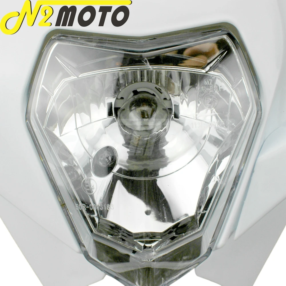 Motocross Headlight Fairing Enduro Headlight Dual Sport Front Lamp Light Mask For KTM SX XC EXC XCW 65 85 125 350 400 530 250