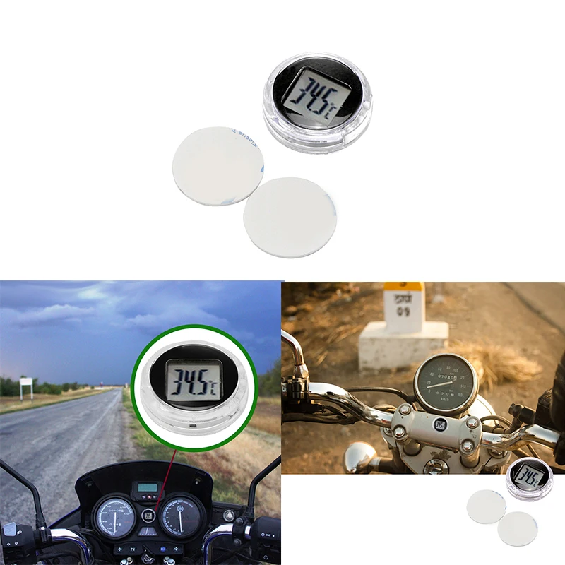 High Quality Car Digital Thermometer Decoration Accessory LCD Car Digital Window Clock On Window Fahrenheit