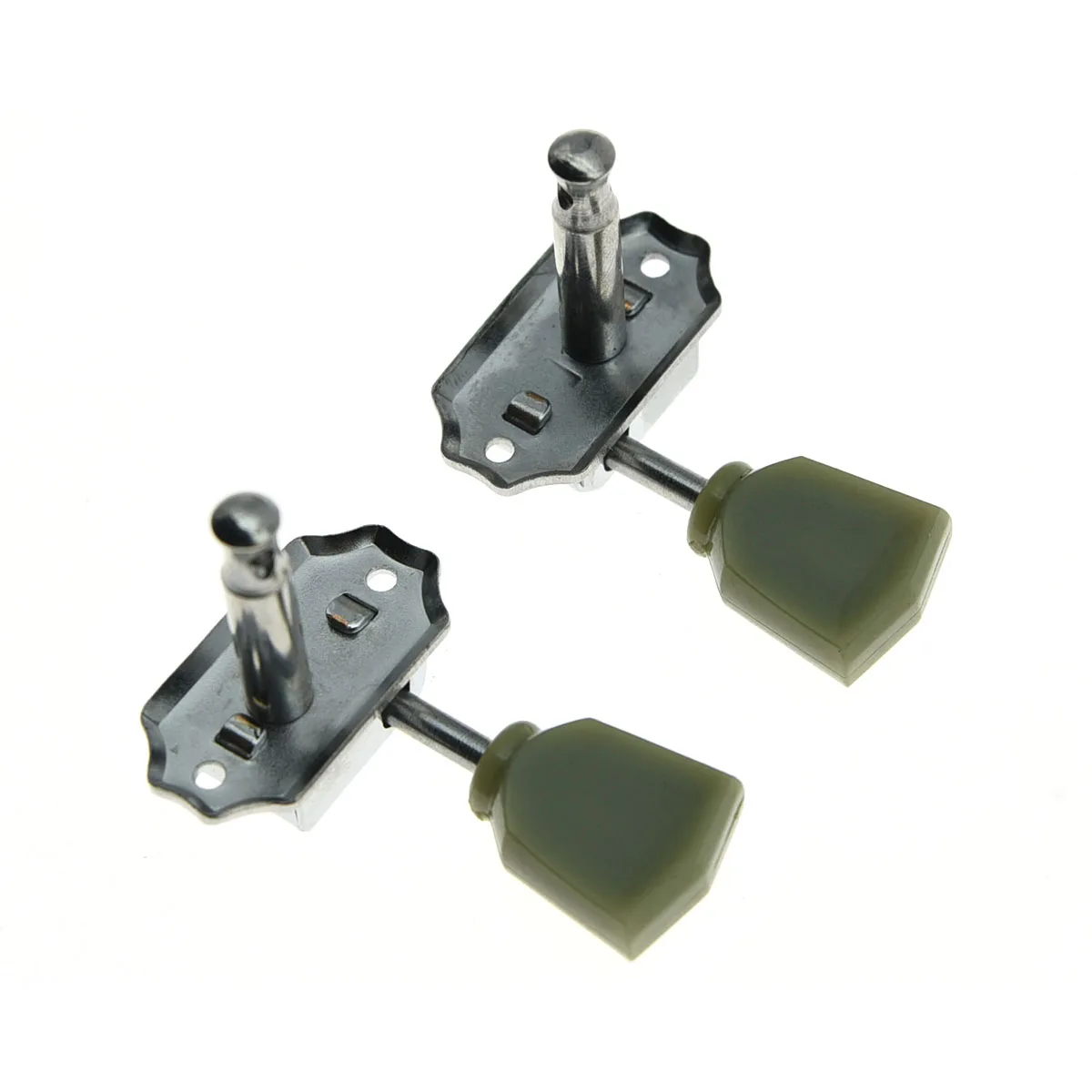 3Lx3R Guitar Tuning Pegs Chrome/Gold Tuners Machine Heads Jade Green String Tuners for Gibson Les Paul Guitar