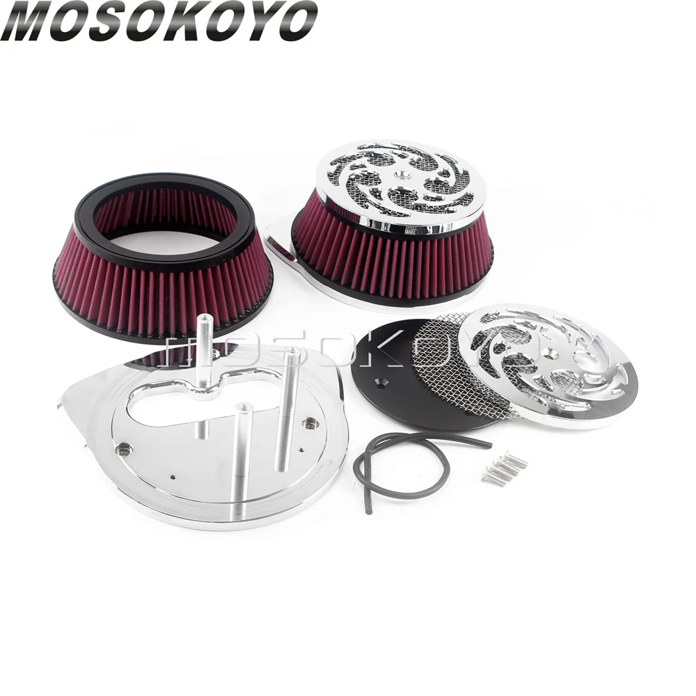 Air Cleaner Intake Filter For Suzuki Boulevard M109R XXX Dual Big Sucker Savage Airstrike Kit VZR VLR 1800 Intruder 2006-2019