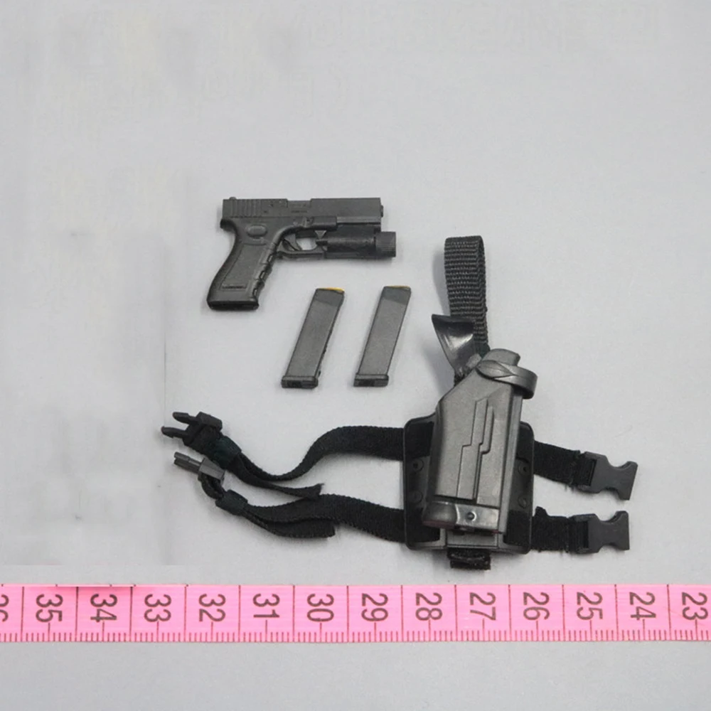 

For Sale 1/6th M33 M003 HK Man WAT Secondary Weapon Leg Holster PVC Model Can't Be Fired Suit Usual 12inch Body Collect