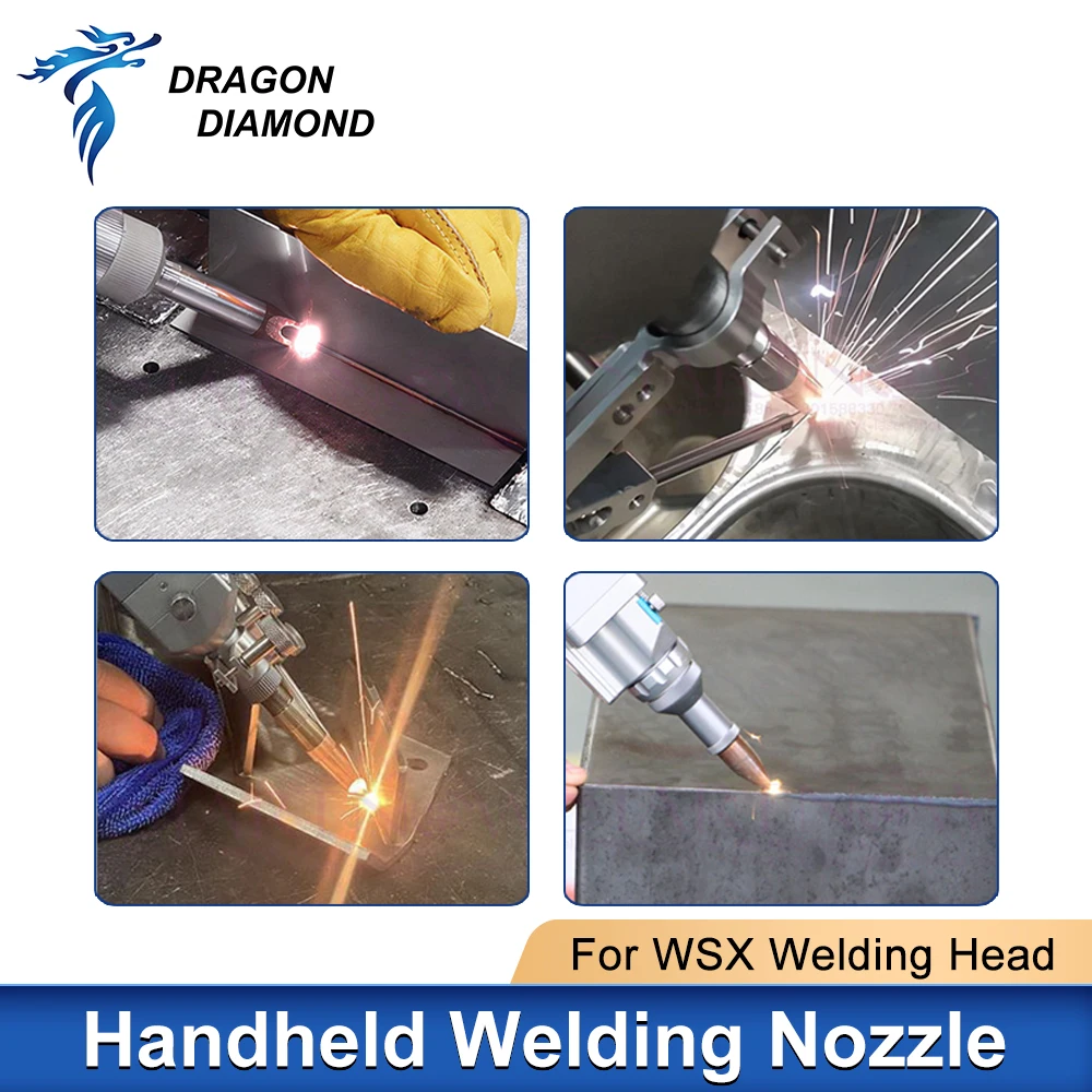 Original Laser Welding Nozzle Hand Held Nozzle Type A-H Thread M11 Cutting Nozzle For WSX Handheld Welding Machine