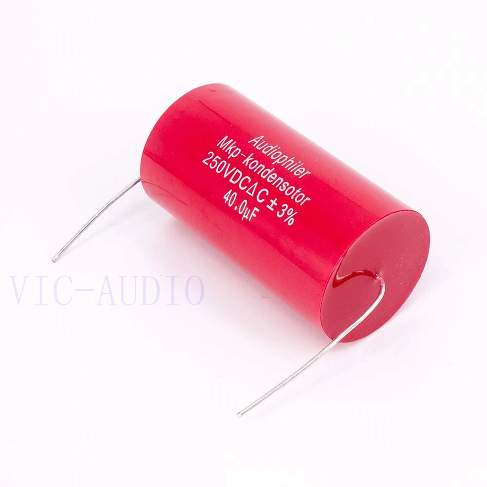 

Audiophiler Mkp Capacitor 40uf 250V DC 3% HIFI Fever Electrodeless Capacitor Audio Capacitor Coupling Frequency Dividing 40uf