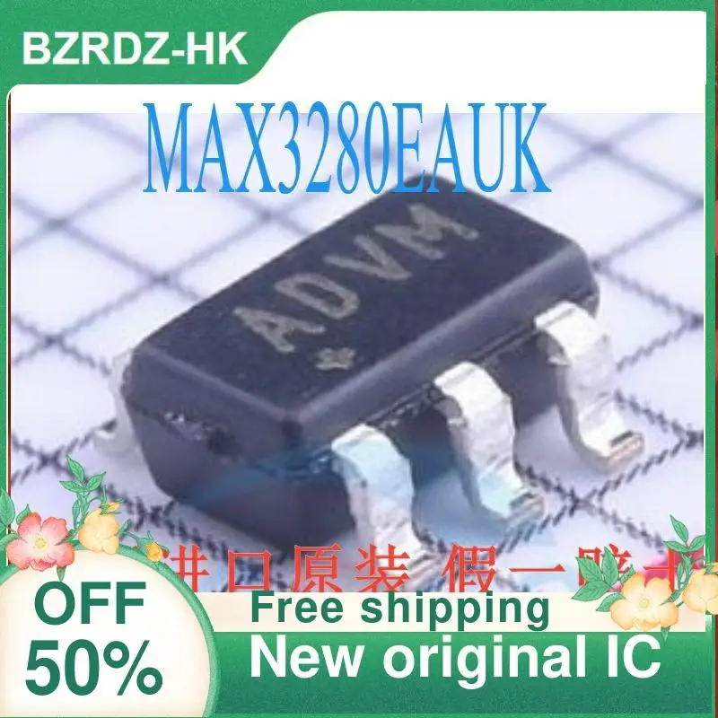 2-10ชิ้น/ล็อต MAX3280EAUK + T SOT23-5 ADVM ใหม่ IC