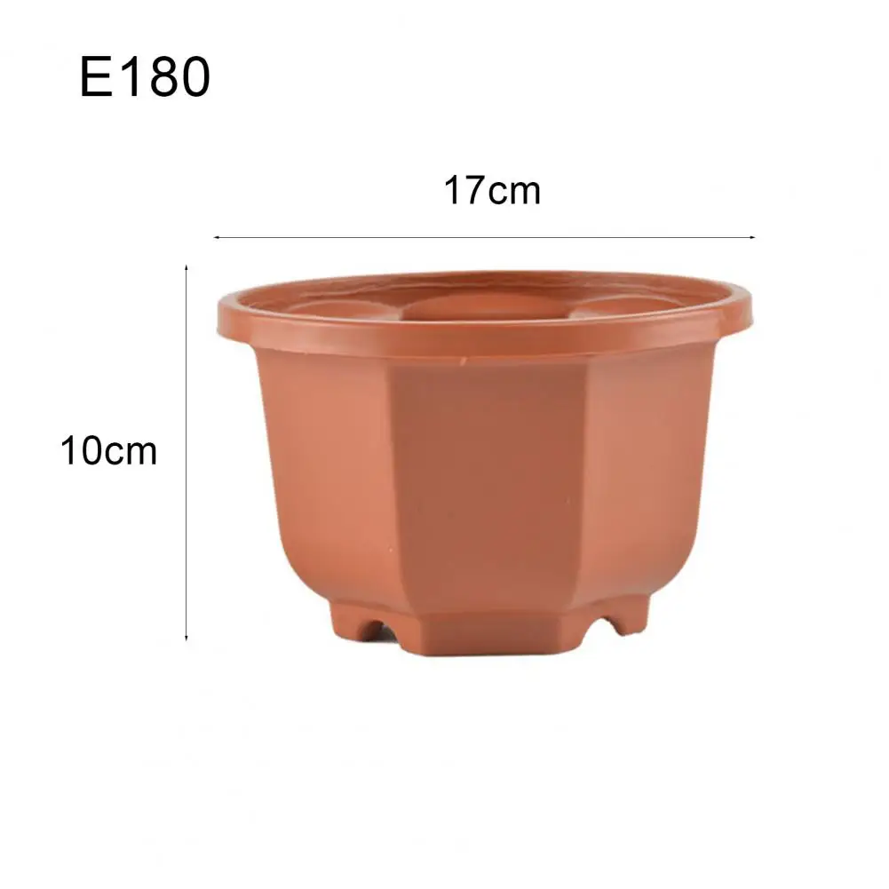 1 قطعة وعاء الزهور دائم صديقة للبيئة سلة للزهور ثقب الصرف مكافحة تشوه البلاستيك إناء تعليق الزهور الحديثة للخارجية #6