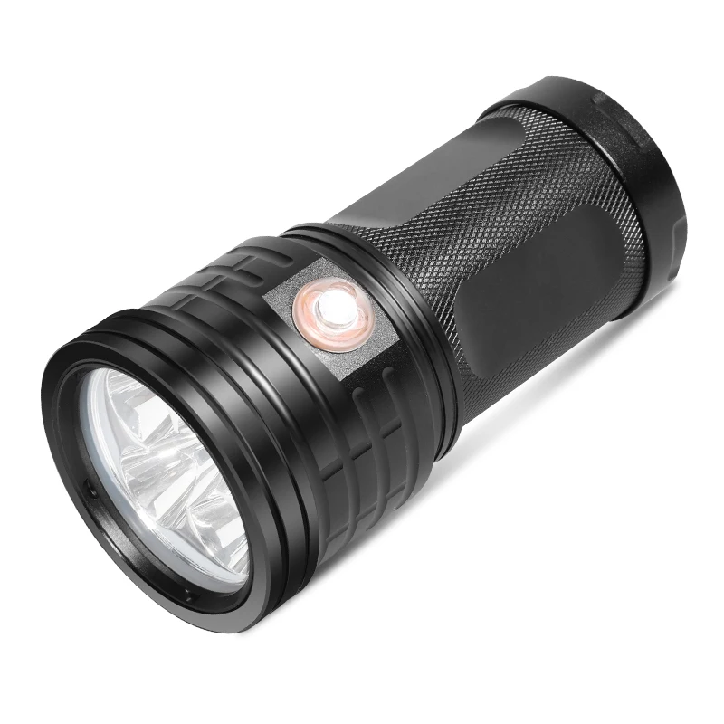 Linternas LED súper brillantes, luz de Flash impermeable, linterna táctica de 3 modos, linterna potente para acampar, 55W