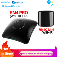 Broadlink RM4 PRO Universal WIFI IR RF Remote Controller BestCon RM4C Mini Smart IR Remote Control Work with Alexa Google Home