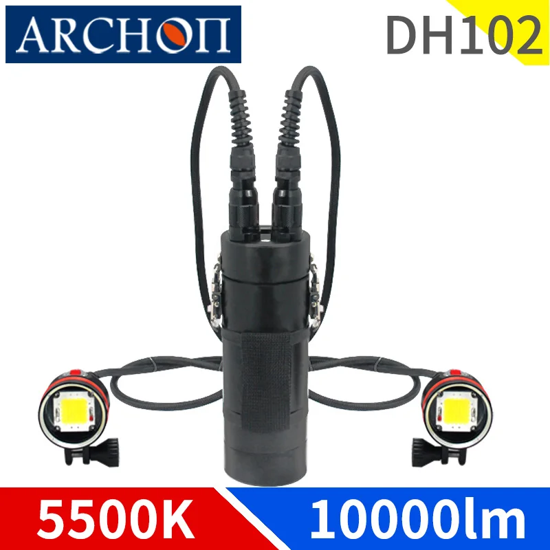 DH102 Large diving lights Max 10,000 lumen diving lignting HD diving video light Underwater 150m diving photography fill lights