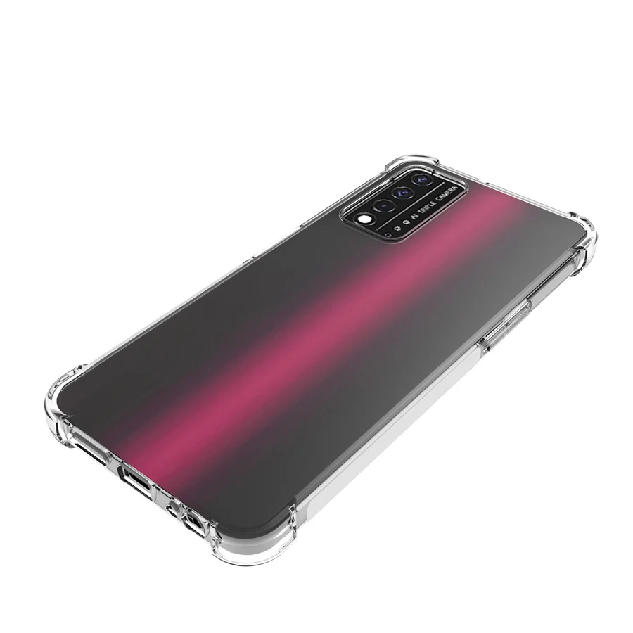 Crystal Clear Anti-Scratch Shockproof Durable Flexible TPU soft Case Compatible T-Mobile REVVL V+ 5G Cases