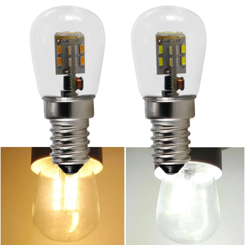 Lâmpada de milho LED para exaustor e geladeira, luz doméstica, lâmpada de microondas, baixa tensão, Super, E14, 12, 24 V, 2W, T26, 12V, 24 V, 220V