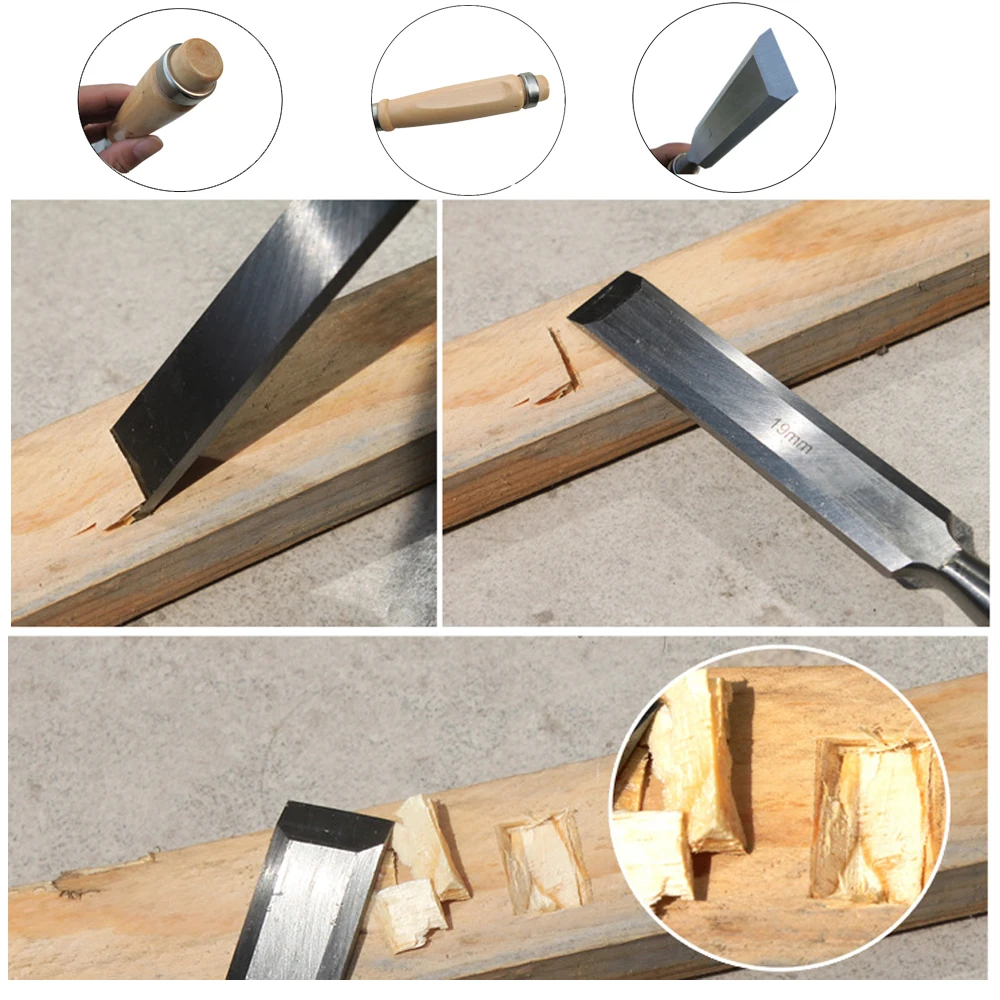 4 Gỗ Đục Dao Khắc Cầm Tay DIY Dụng Cụ Khắc Gỗ Cho Cơ Bản Chi Tiết Khắc Woodworkers Gouges