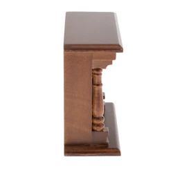 Dollhouse Miniature 1:12 Scale Fireplace Furniture DIY Doll House Accessory Kids Pretend Play Toy
