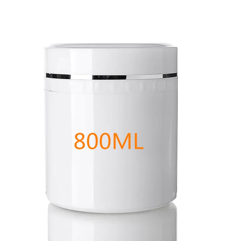 

5pcs 800ml Refillable Bottles Empty Face Cream Jar bottles box Cosmetic Container Plastic Empty Cream Lotion Makeup Jar Box