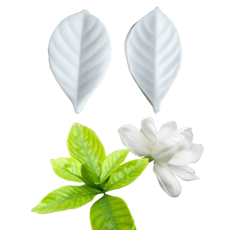 Gardenia Leaf  Veiners Silicone Mould Cake Decorating Molds Cake Gumpaste Molds Cake Clay Sugarcraft Tools M2313