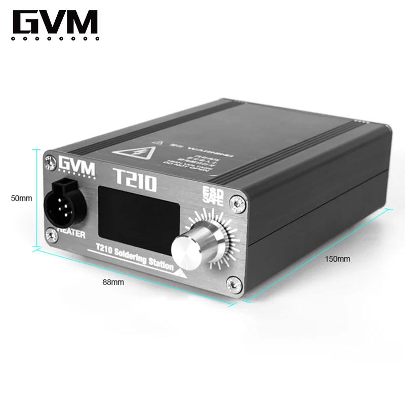 GVM T210 Rapid Warming Automatic Sleep 2S Melting Tin Professional Mobile Phone Repair Constant Temperature Soldering Station