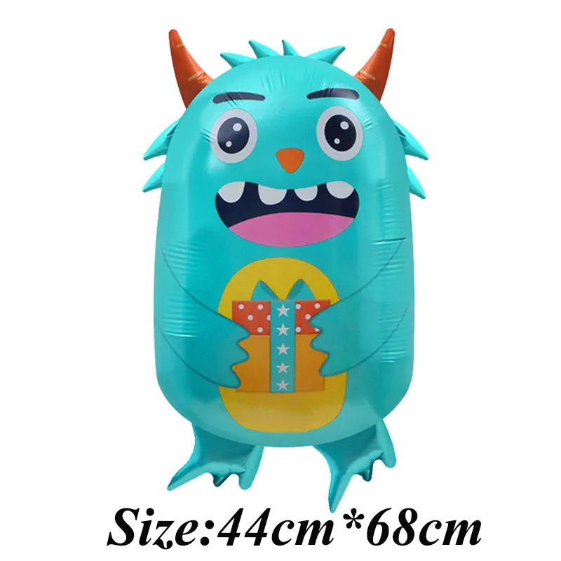 5pcs Cartoon Alien Foil Balloons Monster Helium Balloon Baby Shower Kids Toys Globos Boy Girl Happy Birthday Party Decorations