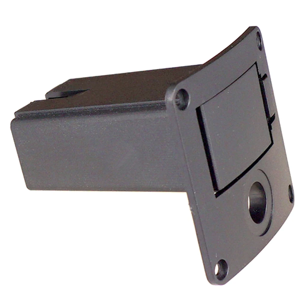 Funda de batería de 9V, caja de soporte para guitarra, accesorio de bajo, plástico negro, 1 ud.