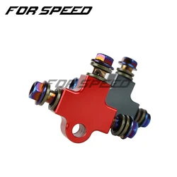 Motorcycle Universal Modified Hydraulic Brake Hose Line CNC Pipe Connector Coupling T Tee Fitting 3way Adapter Dirt Pit Bike ATV