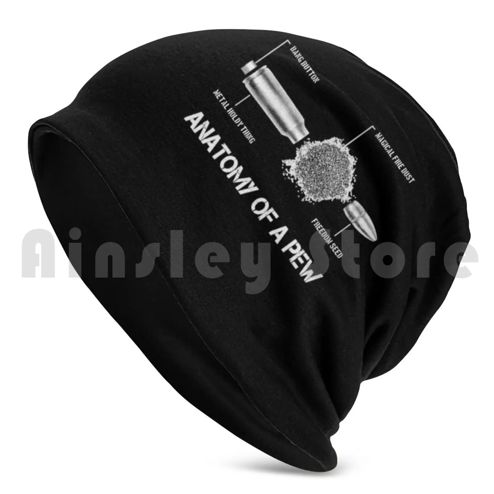 Bullet Ammunition Anatomy 5 , 56 Mm Design For A Soldier Tank Top Beanies Pullover Cap Comfortable Ammunition Box