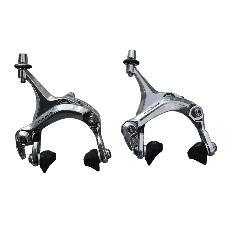 1 Pair Fixed Gear Bike Brake Dual Pivot Calipers Bicycle Racing Aluminum Side Pull V-brake Front Rear Fixie