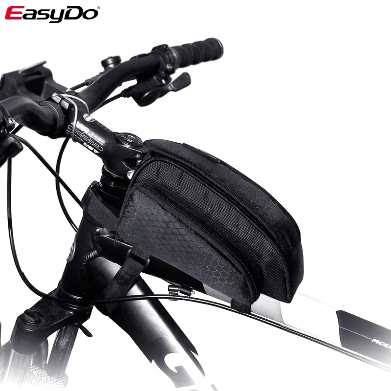 EasyDo Velcro Quick Release Bicycle Bag Waterproof Cycling Top Front Tube Frame Bag MTB Bags Expandable Bike Accessories