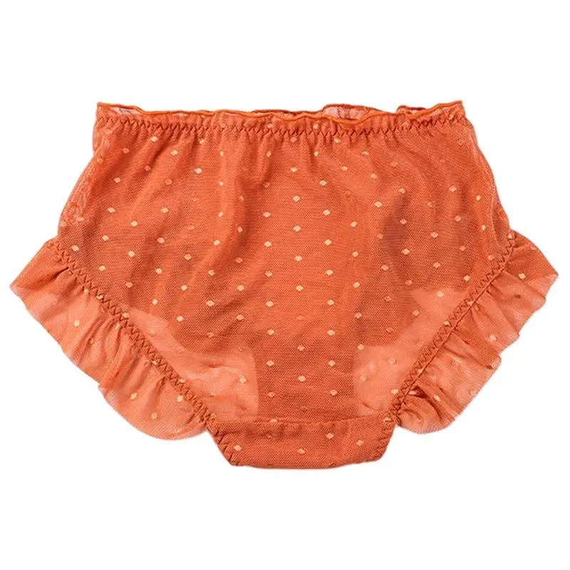 ملابس داخلية نسائية جديدة سراويل دانتيل جذابة على شكل ورقة اللوتس شورت آمن بخصر مرتفع لبطن البطن ملابس داخلية نسائية مثيرة على شكل فيونكة مزودة بفتحات تهوية #5