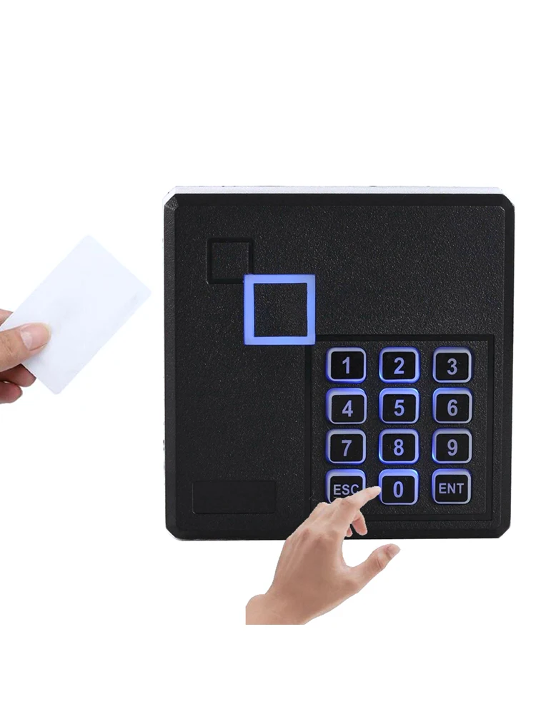 Door Proximity Card Password Reader Backlit Keypad 13.56mhz 125khz ID IC Card Access Control Slave Reader