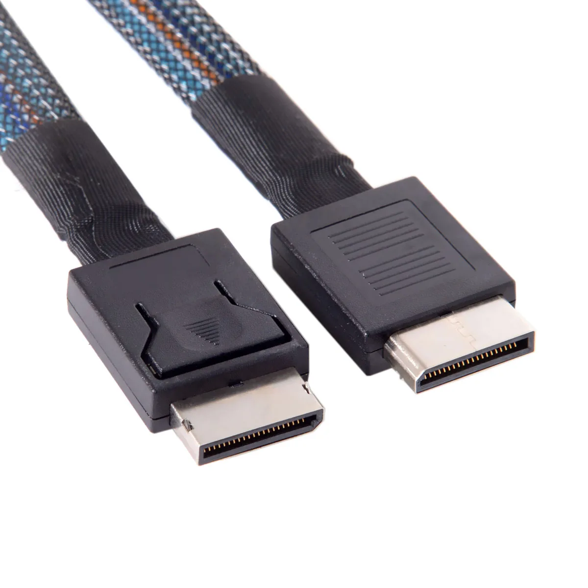 OCuLink PCIe PCI-Express Cable SFF-8611 4i to OCuLink SFF-8611 SSD Data Active Cable 50cm for backplane