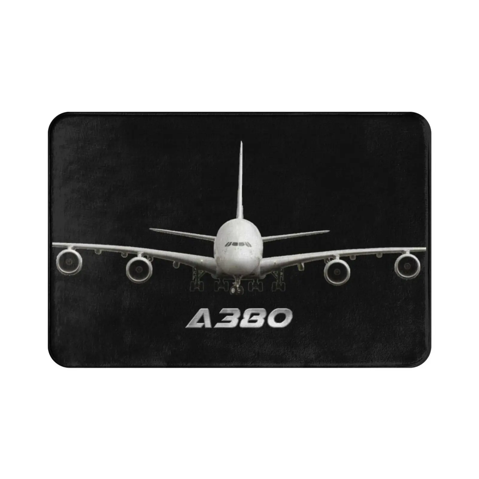 A380 Jet Carpet Mat Rug Cushion A380 Airbus Plane Flyer Fly Travel Jumbo Jet Fan