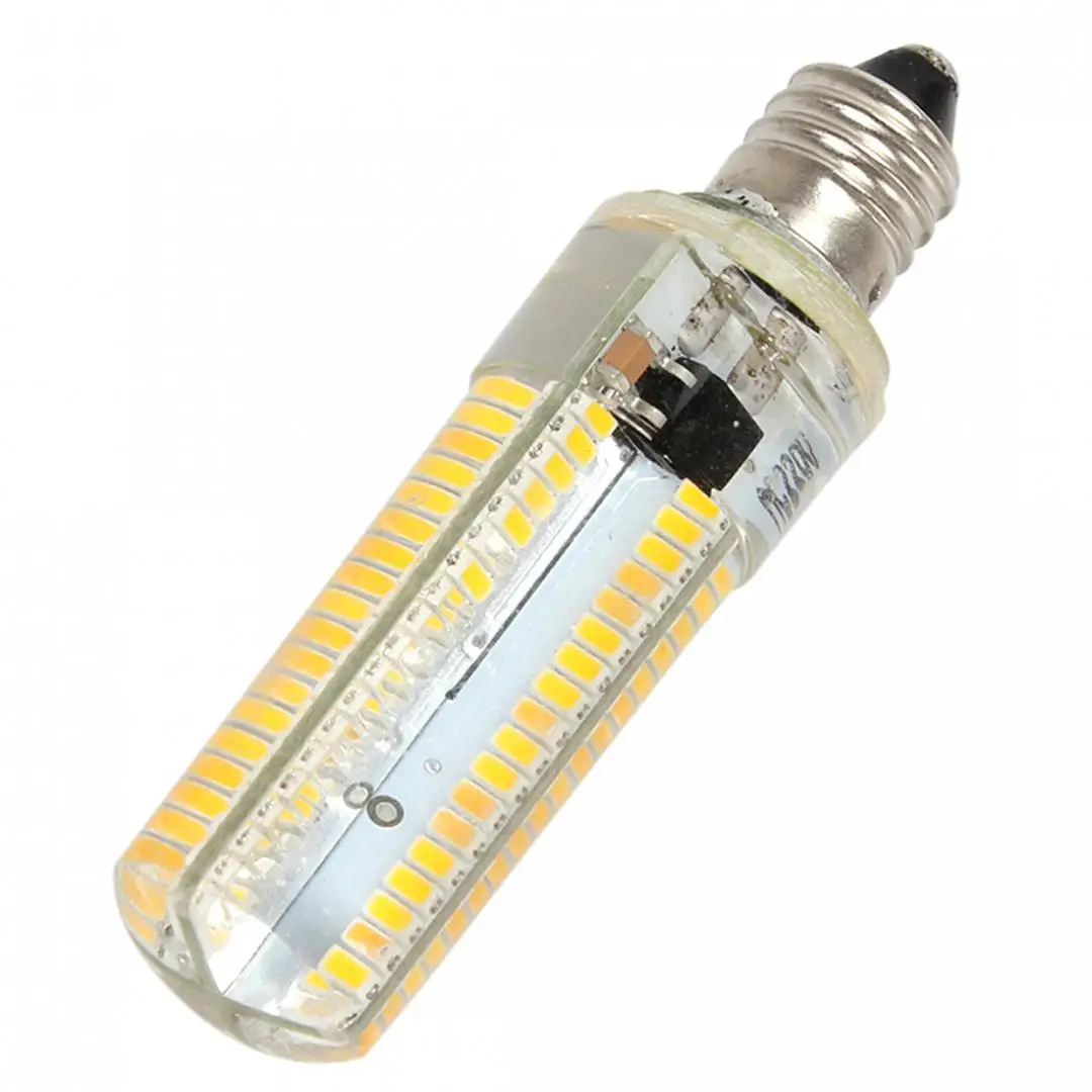 عكس الضوء E11 أبيض/دافئ أبيض 152 LEDs 3014 SMD 10 واط لمبة ذرة مصباح سيليكون