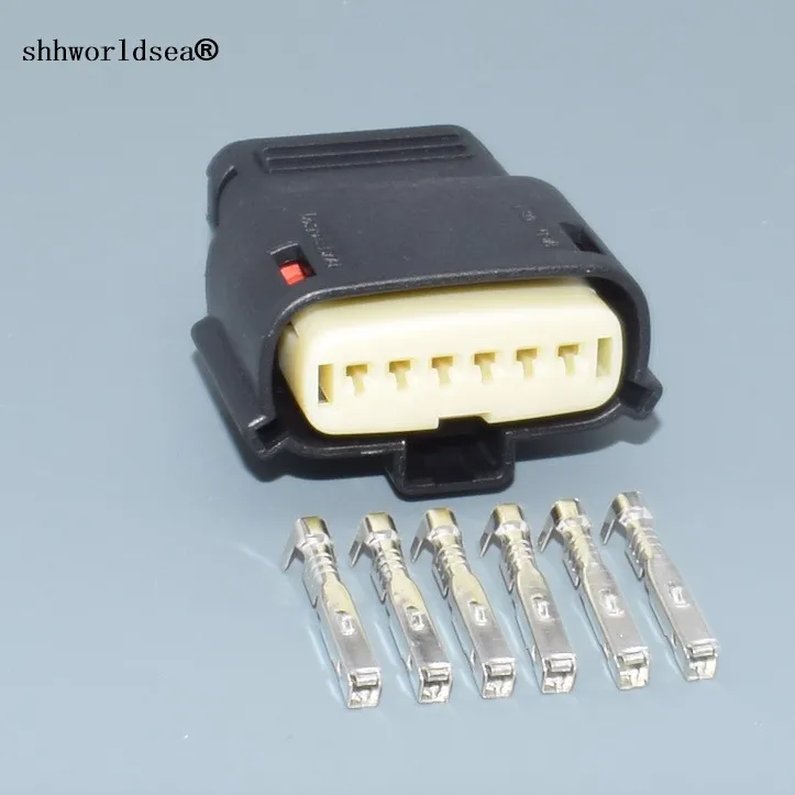 Shhworldsea 6 way 1.0mm female vehicle speed Accelerator pedal connector plug for 33471-0601