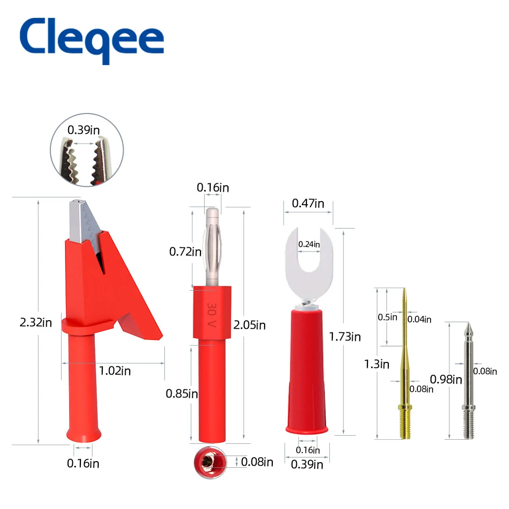 Cleqee Multimeter probe  probes replaceable needles test leads kits probes for digital multimeter cable feeler for multimeter