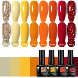 UR SUGAR 105 Colors Nail Gel Gold Orange Red Glitter Nail Art Design Semi-permanent Varnish All For Manicure Professionals