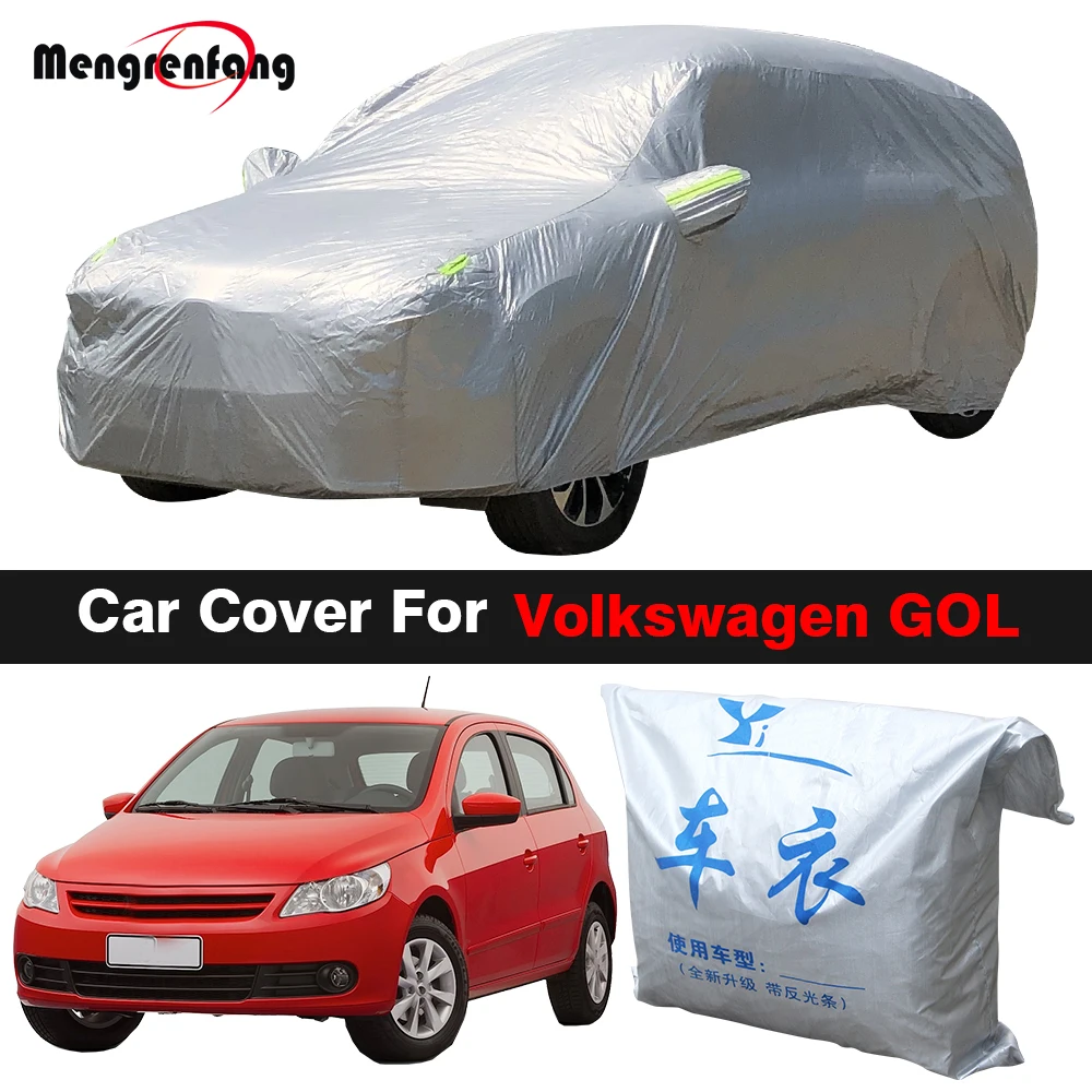 

Car Cover For VW Volkswagen GOL Anti-UV Sun Shade Rain Snow Protect Outdoor Auto Cover Windproof