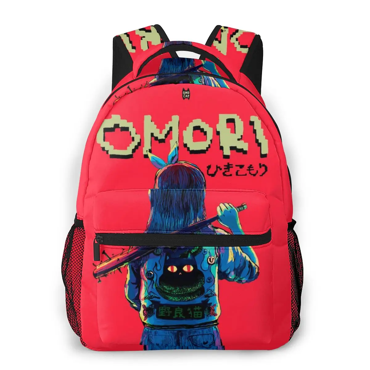 Aubrey Omori Gaming Mochila para Meninas Meninos Viagem Mochilas para saco escolar Adolescente