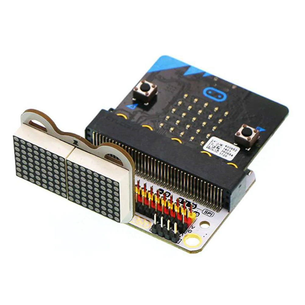 Micro:Bit 8x16 schermo del modulo a matrice V1.2 DC 3-5V connettore IIC a scorrimento-visualizzazione dei numeri lettere simboli per microbit